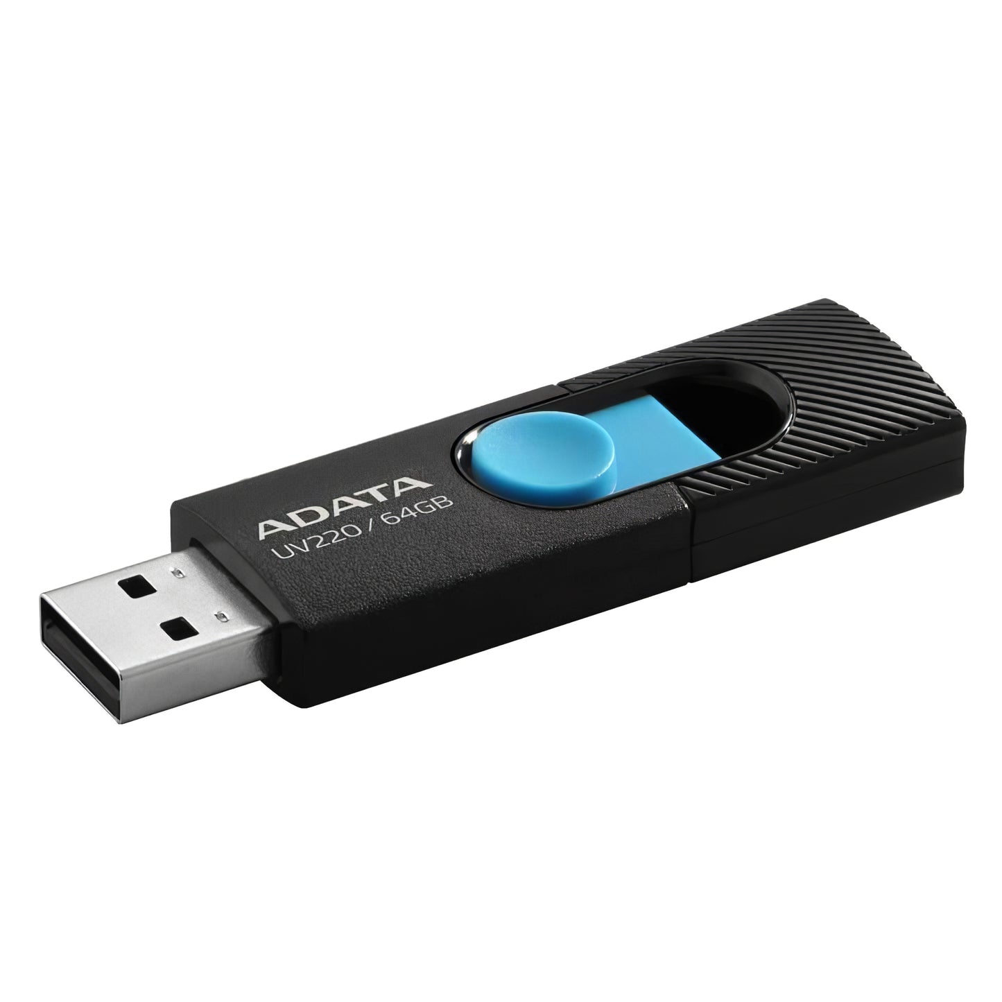 Ulkoinen USB-A-muisti Adata UV220, 64Gb AUV220-64G-RBKBL