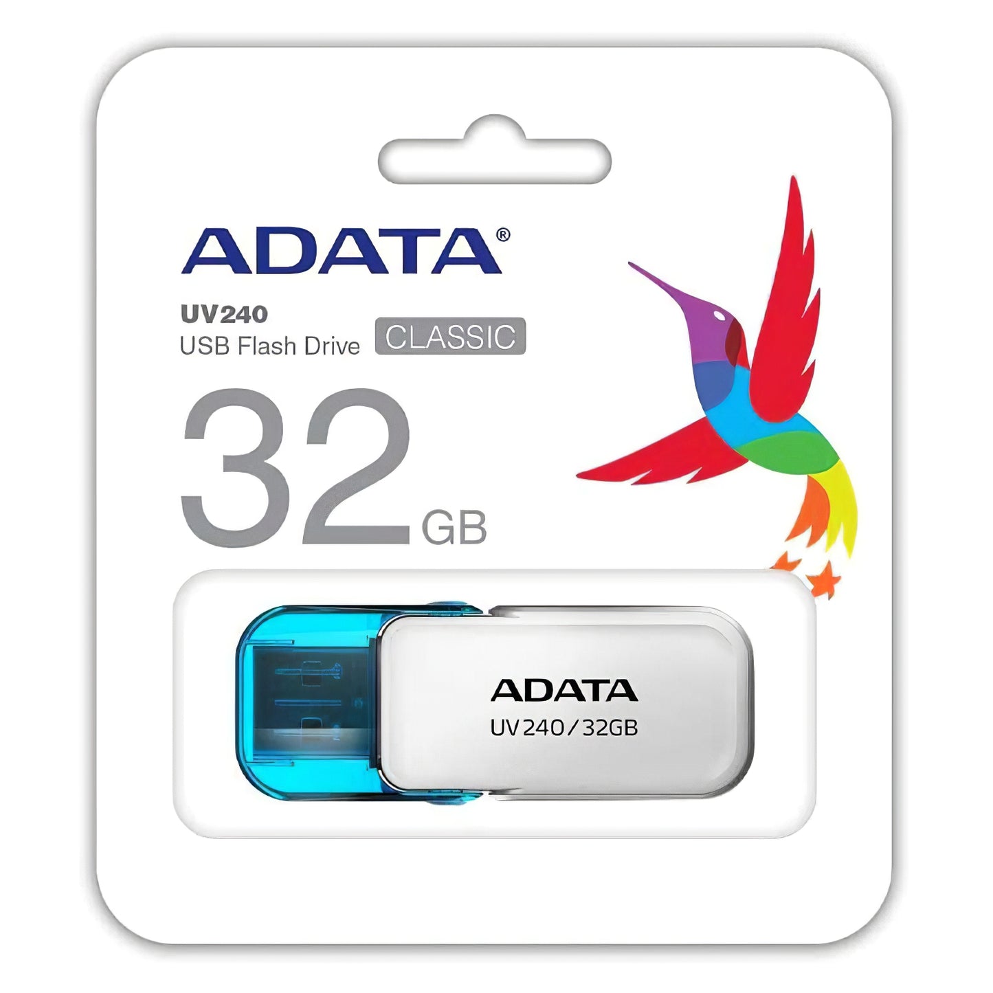 USB-A ulkoinen muisti Adata UV240 UV240, 32Gb AUV240-32G-RWH AUV240-32G-RWH AUV240-32G-RWH