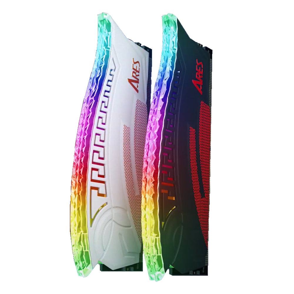 RAM-muisti Dato Ares Armor, DDR4, RGB, 2 x 8GB, 3600Mhz, CL18, Valkoinen AMRGB8GX216G36W