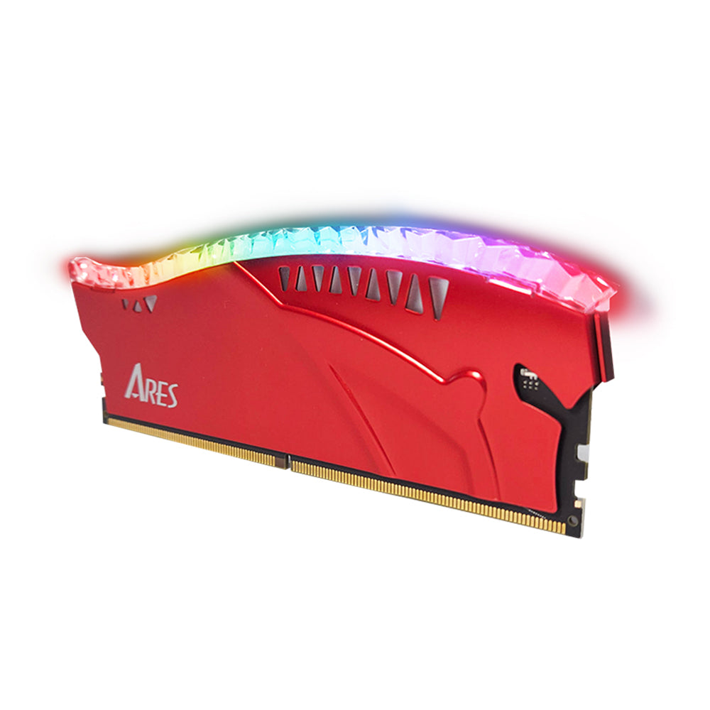 Muisti RAM Dato Ares Armor Lite, DDR4, RGB, 8GB, 3200Mhz, CL16, Punainen ARB8G4R32