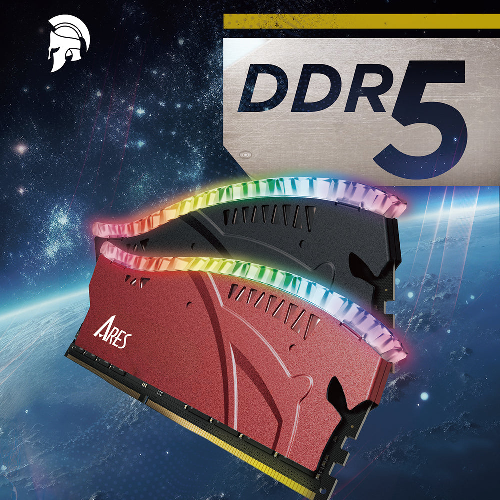 Dato Ares Armor Lite RAM-muisti, DDR5, RGB, 16GB, 7000Mhz, Harmaa ARB16G5G70