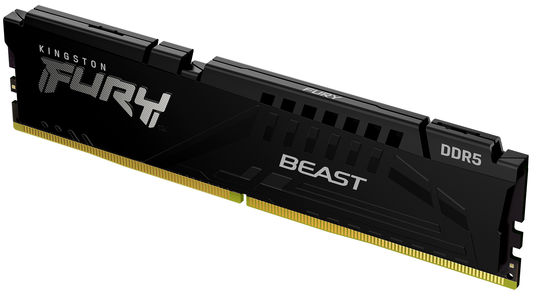 Kingston Fury Beast DDR5 8GB 5600Mhz RAM-muisti, uudelleenpakattu KF556C40BB-8