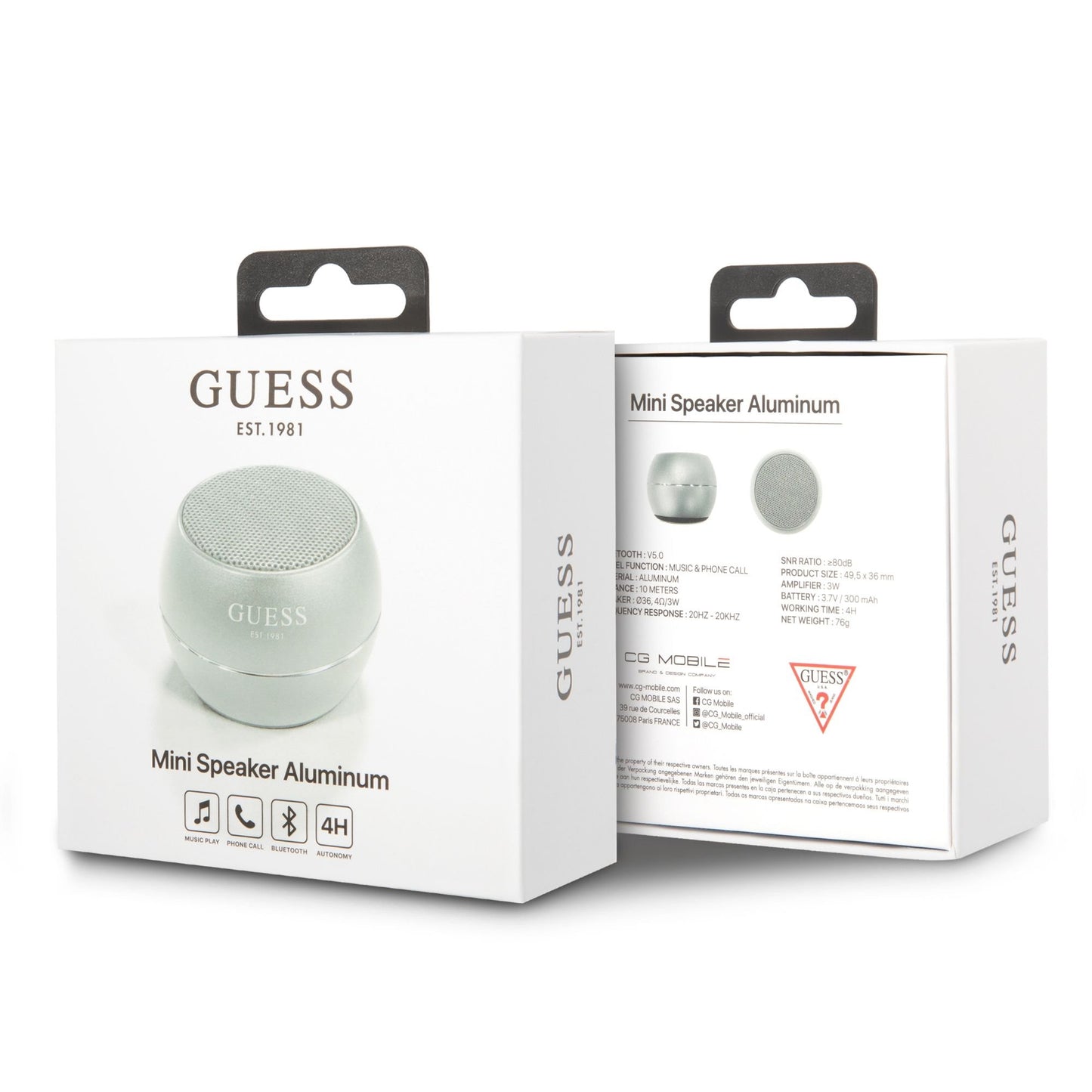 Bluetooth-kaiutin Guess, 3W, Hopea