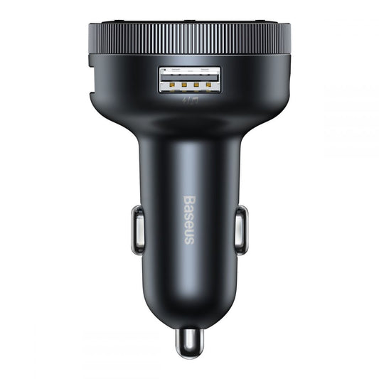 Baseus Enjoy Bluetooth FM-modulaattori, Mp3-soitin, 2 x USB, musta CCLH-01