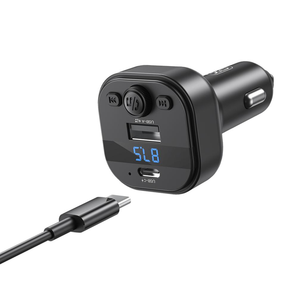 FM Bluetooth -modulaattori XO Design BCC18, 1 x USB-A - 1 x USB-C
