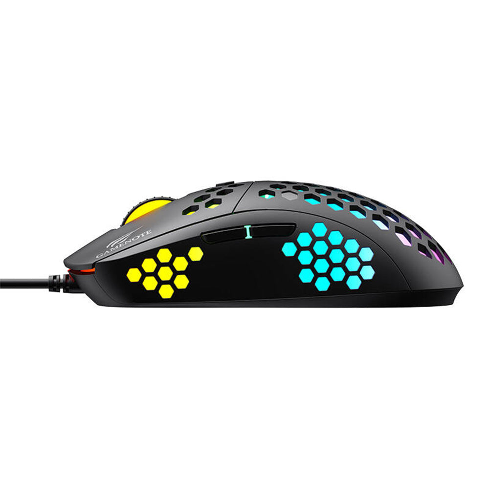 Pelihiiri Wired USB HAVIT MS1032, RGB, 800DPI - 6400DPI, Musta