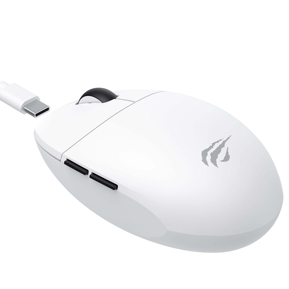 Langaton pelihiiri HAVIT MS1039W, 800DPI - 7400DPI, Wi-Fi / Langallinen, Valkoinen