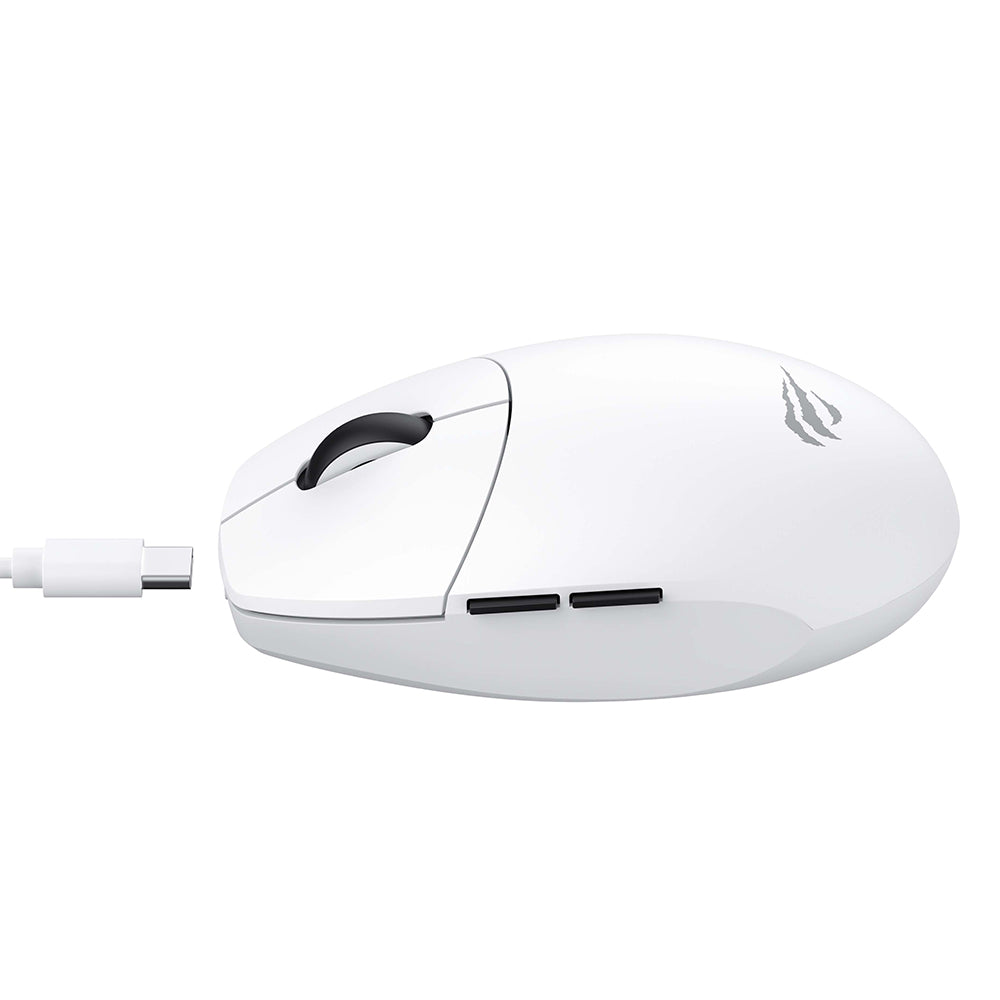 Langaton pelihiiri HAVIT MS1039W, 800DPI - 7400DPI, Wi-Fi / Langallinen, Valkoinen