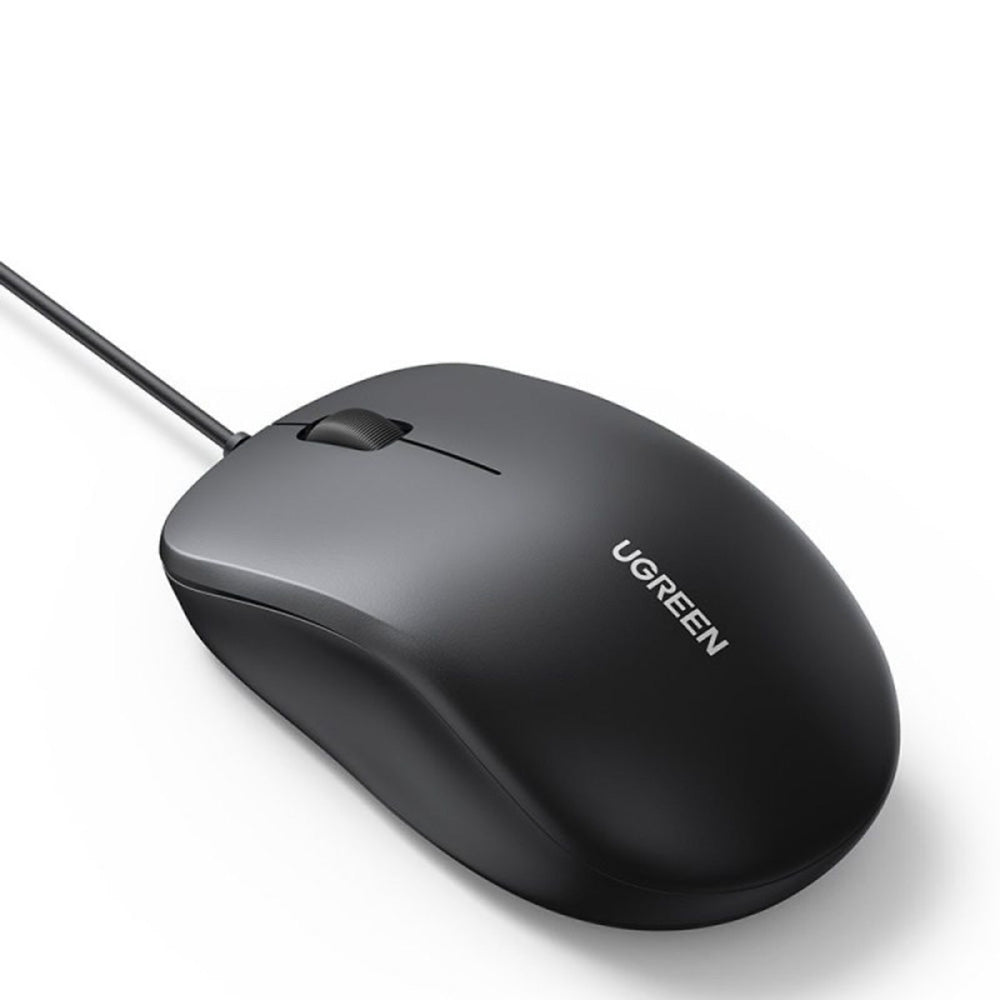 UGREEN MU007 langallinen USB-hiiri, 1200DPI, 1.5m, musta