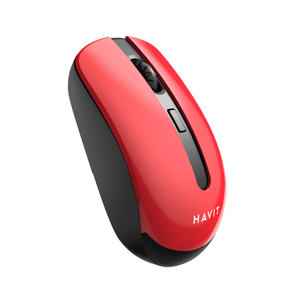 Langaton hiiri HAVIT MS989GT, 800DPI - 1600DPI, Musta Punainen