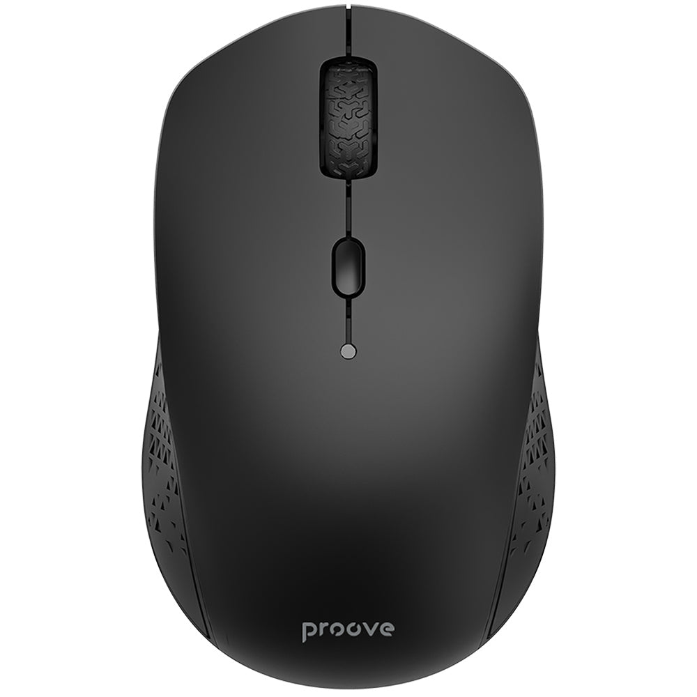 Mouse Wireless Proove Sweeper, 800DPI - 1600DPI, BT / Wi-Fi, Musta WMSW00011001