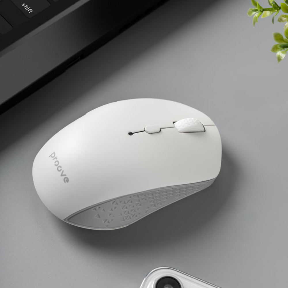 Mouse Wireless Proove Sweeper, 800DPI - 1600DPI, BT / Wi-Fi, Musta WMSW00011001
