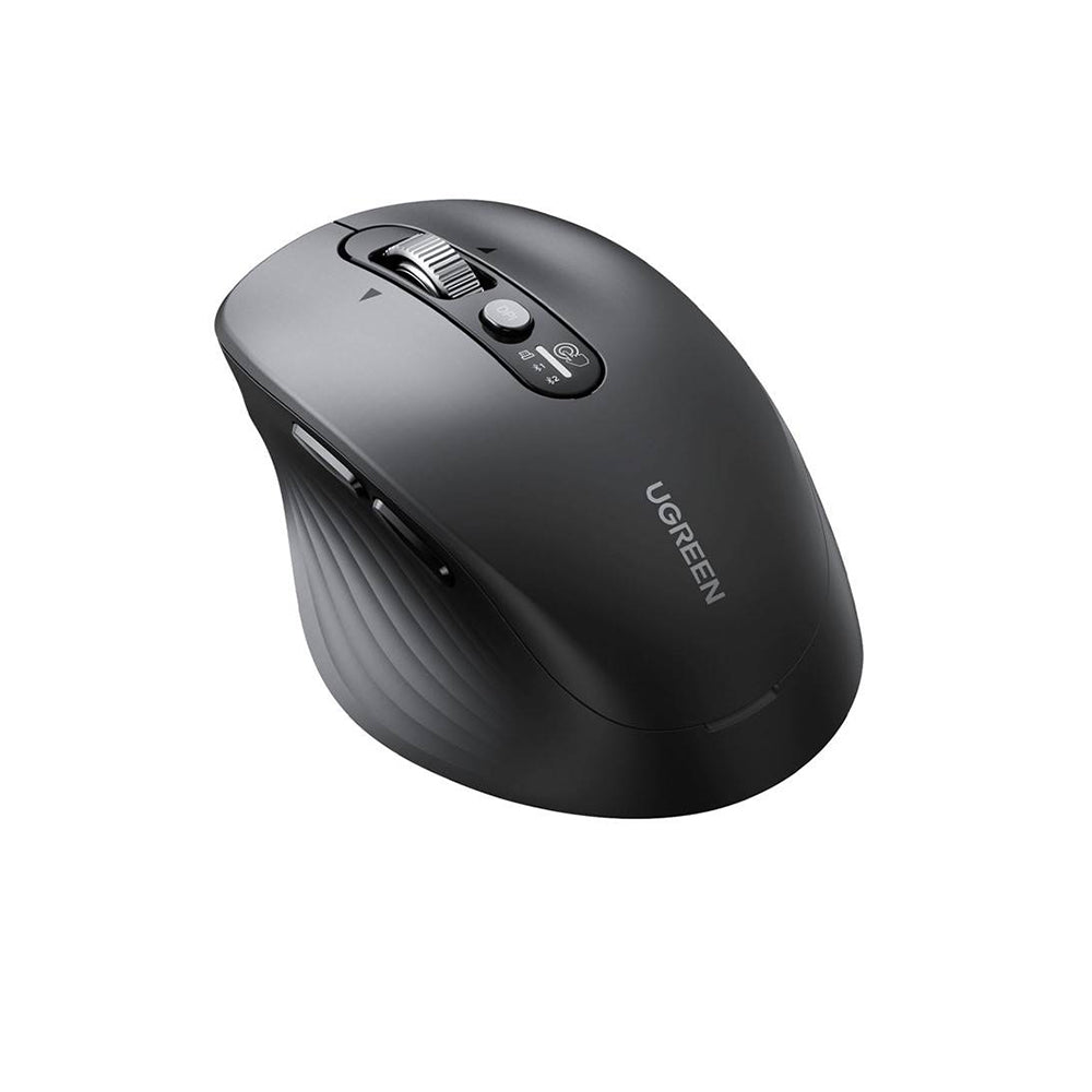 Langaton hiiri UGREEN M752 (75498B), 5000DPI, BT / Wi-Fi, Musta