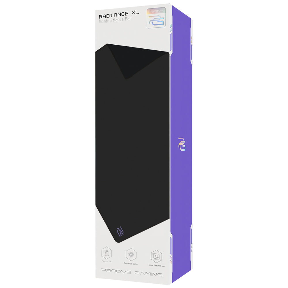 MousePad Proove Radiance, 600mm x 400mm x 3mm, Musta MPRD00300001