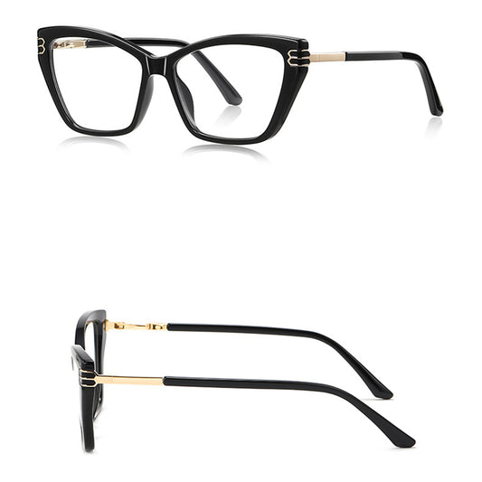 Naisten Techsuit 2262 tietokoneen suojalasit, Anti-Blue Light, Mustat