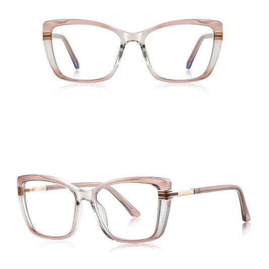 Naisten Techsuit 2273 tietokoneen silmälasit, Anti-Blue Light, Vaaleanruskea