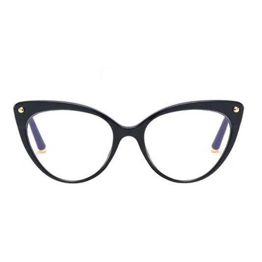 Techsuit Women's Computer Glasses F93308, Anti-Blue Light, Black