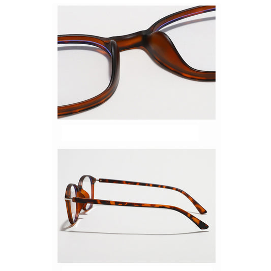 Unisex Techsuit 6635 -tietokoneen lasit, Anti-Blue Light, Musta Violetti