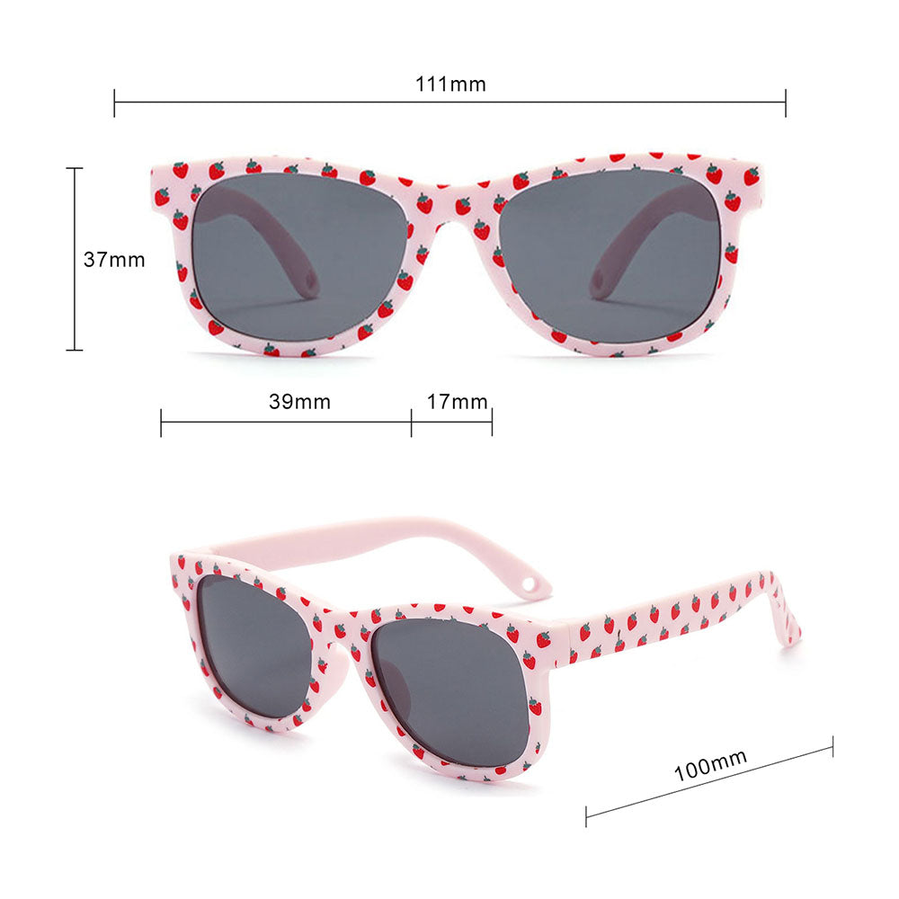 Techsuit 5218 Kids Sunglasses, Polarized, UV Protection, Blue