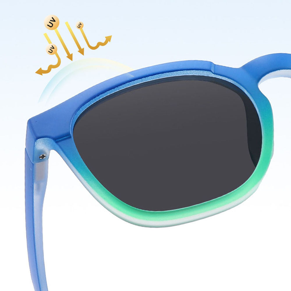 Techsuit 691 Kids' Sunglasses, Polarized, UV Protection, Black