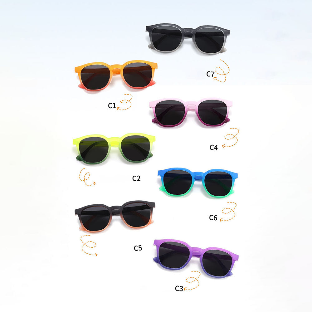 Techsuit 691 Kids' Sunglasses, Polarized, UV Protection, Orange