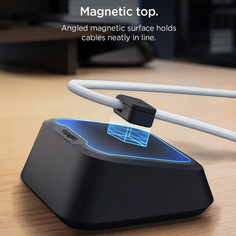 Spigen LD103 Kaapelien Järjestäjä, Musta APP11145