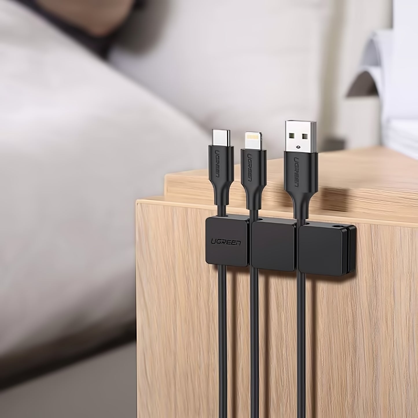 Cable Organizer UGREEN LP208, Black