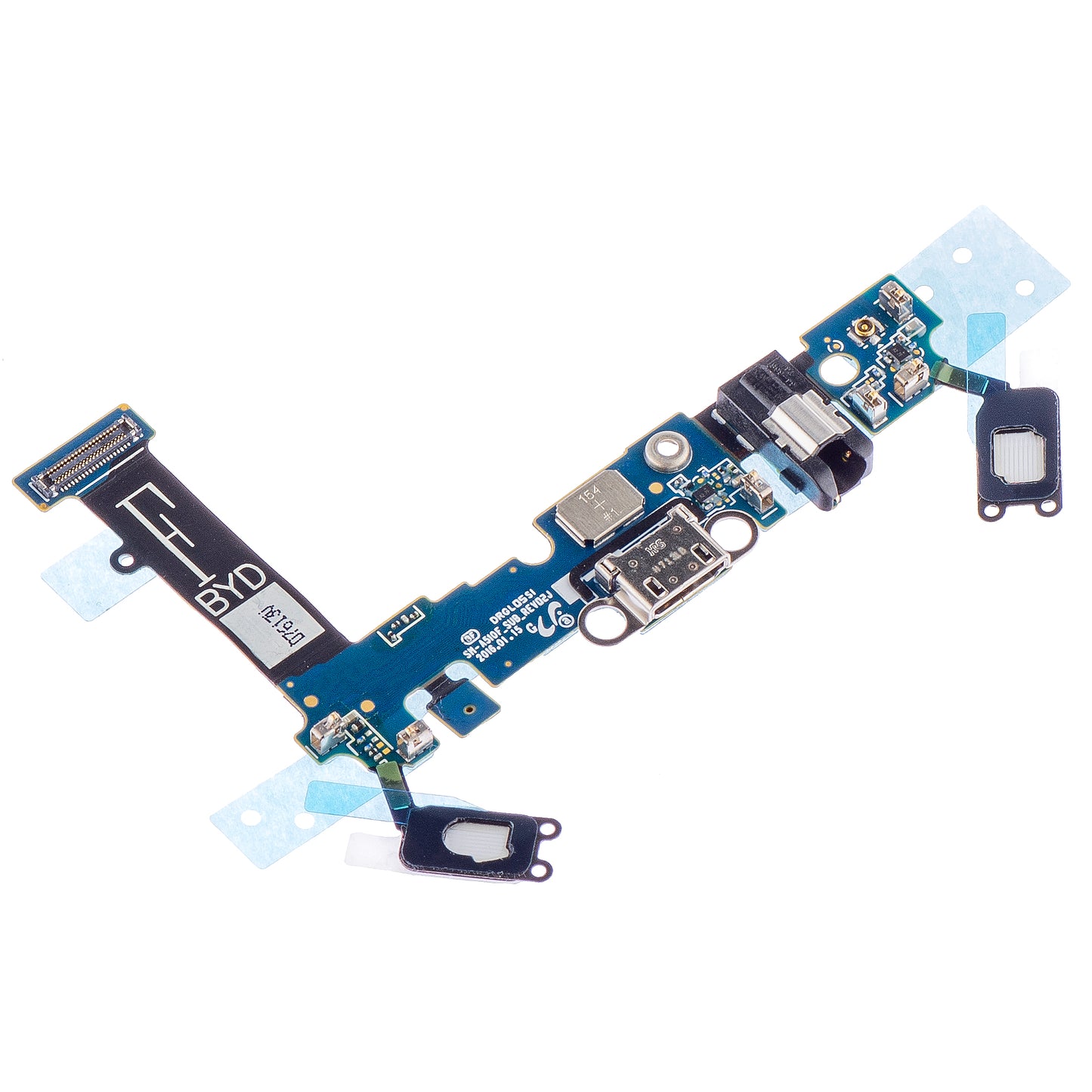 Latausliitin - Ääni - Näppäimistö - Mikrofoni Samsung Galaxy A5 (2016) A510, Huoltopaketti GH96-09381A
