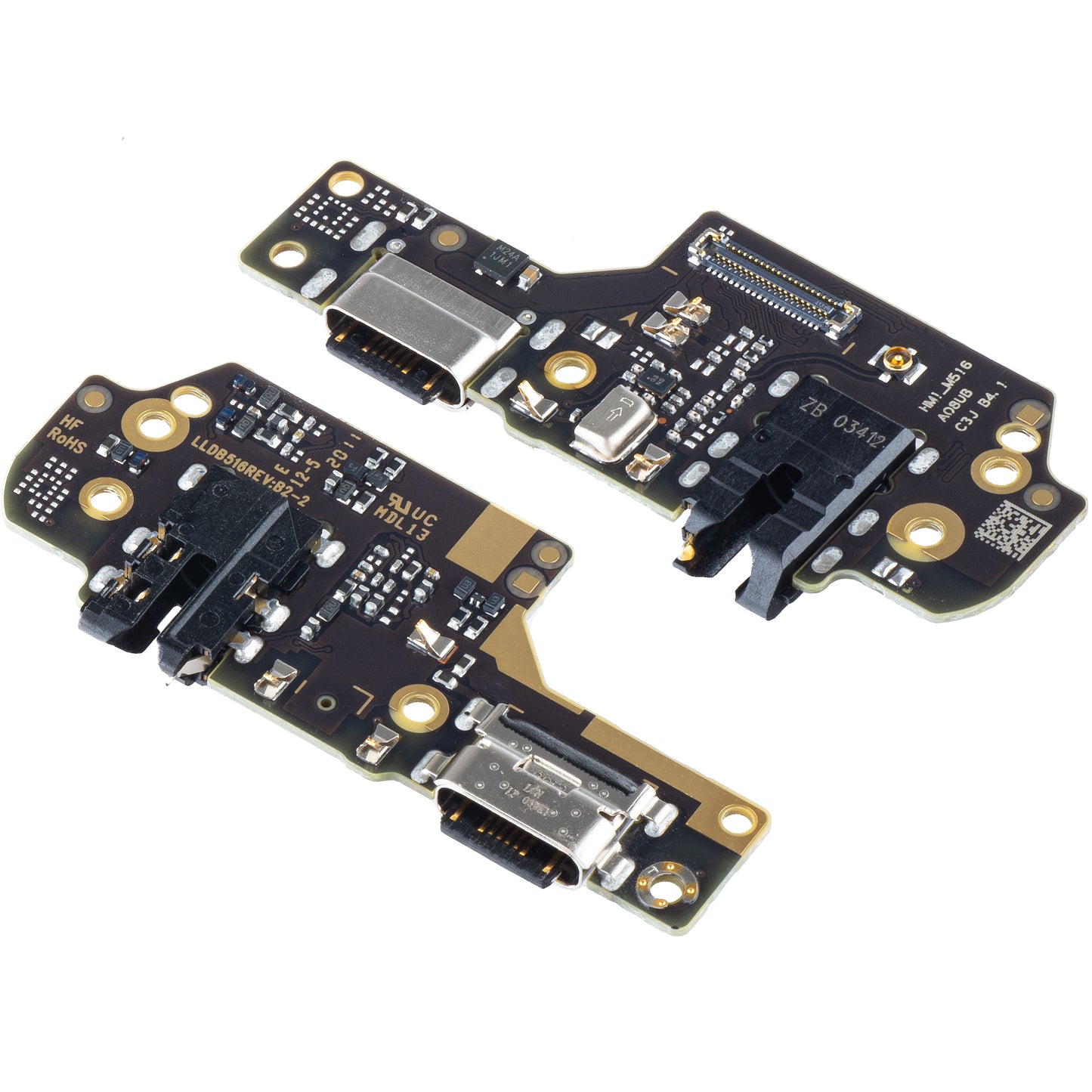 Charging Connector - Audio - Microphone Board Xiaomi Redmi Note 8, Service Pack 56000B0C3J00