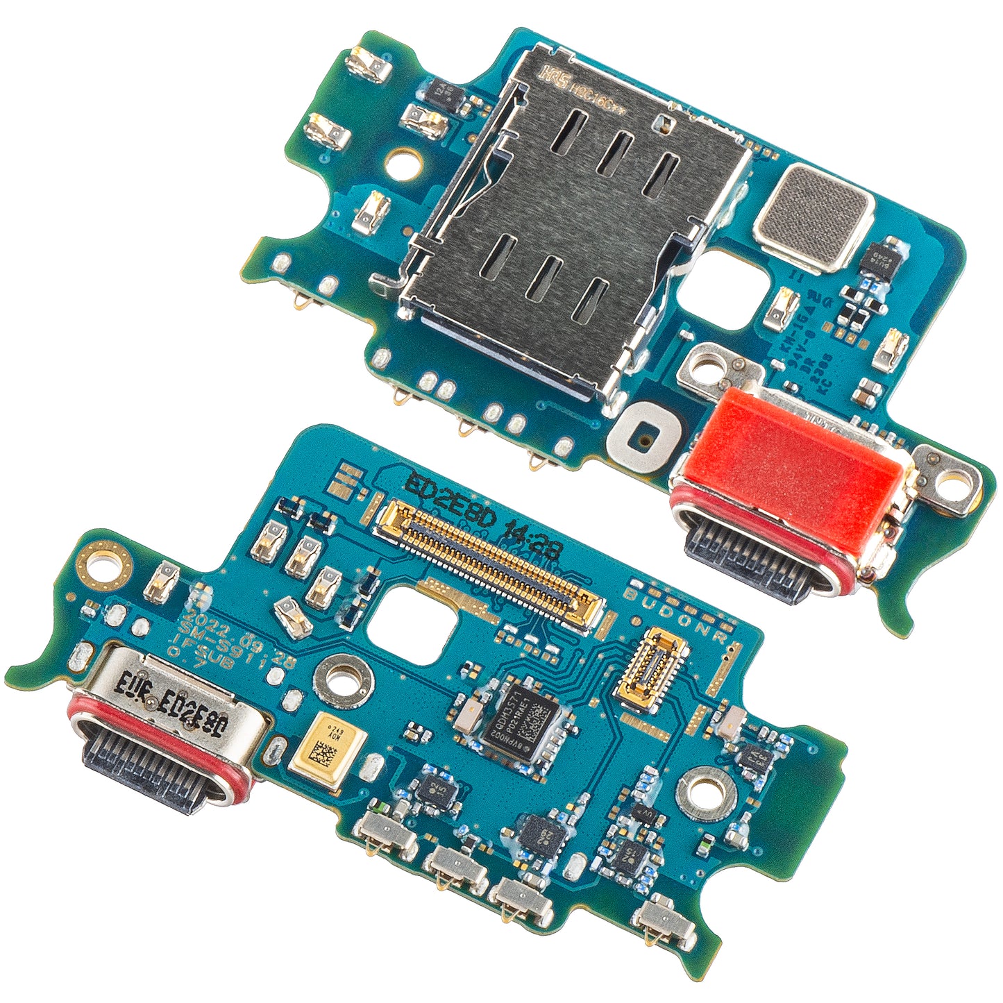 Samsung Galaxy Galaxy S23 S911, Swap GH96-15629A SIM-lukijamoduuli - Mikrofoni - Latausliitäntäkortti Swap GH96-15629A:n kanssa