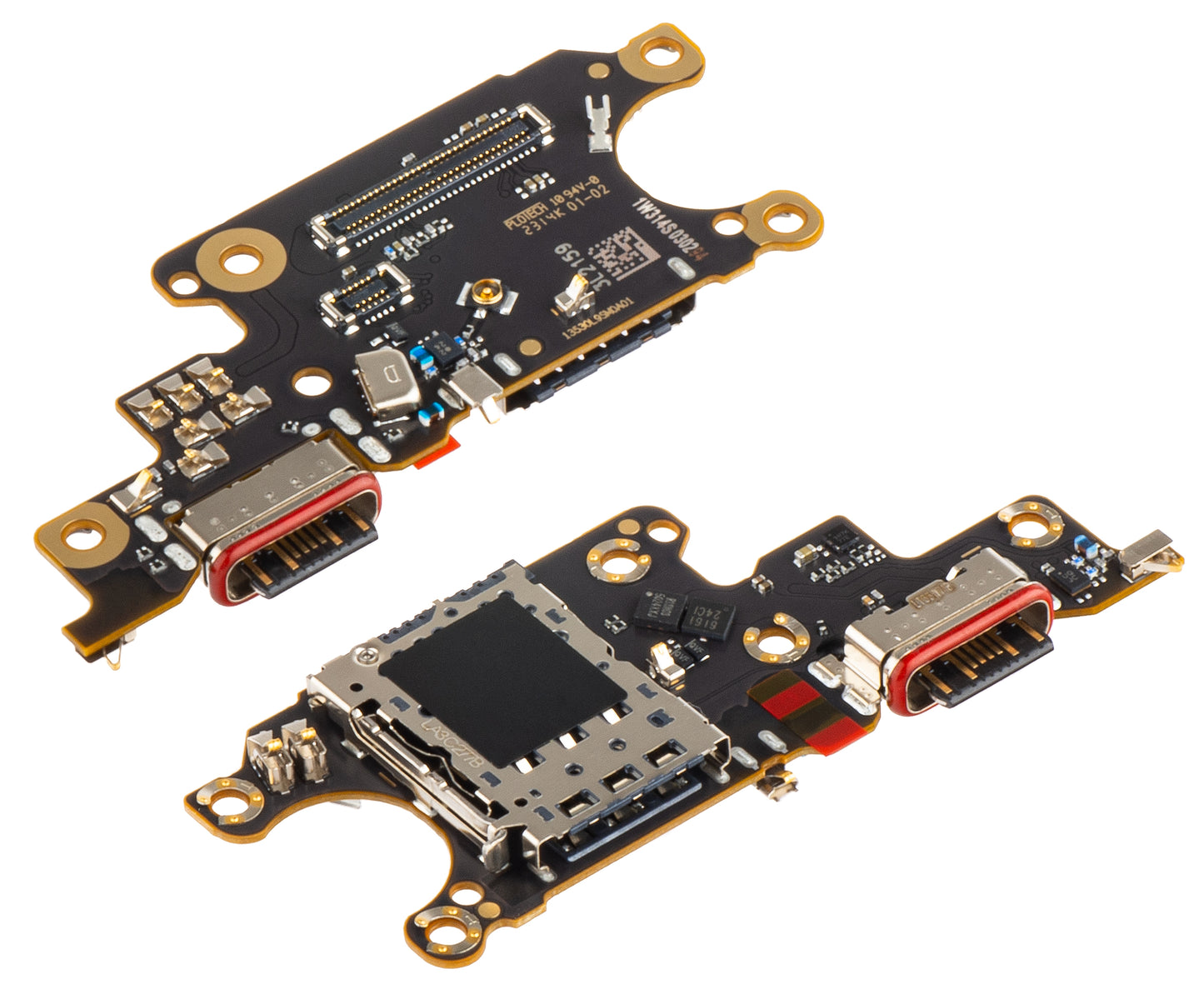 Xiaomi 13 Lite -kortti, jossa on latausliitin - Mikrofoni - SIM-lukijamoduuli Xiaomi 13 Lite, Service Pack 5600010L9S00