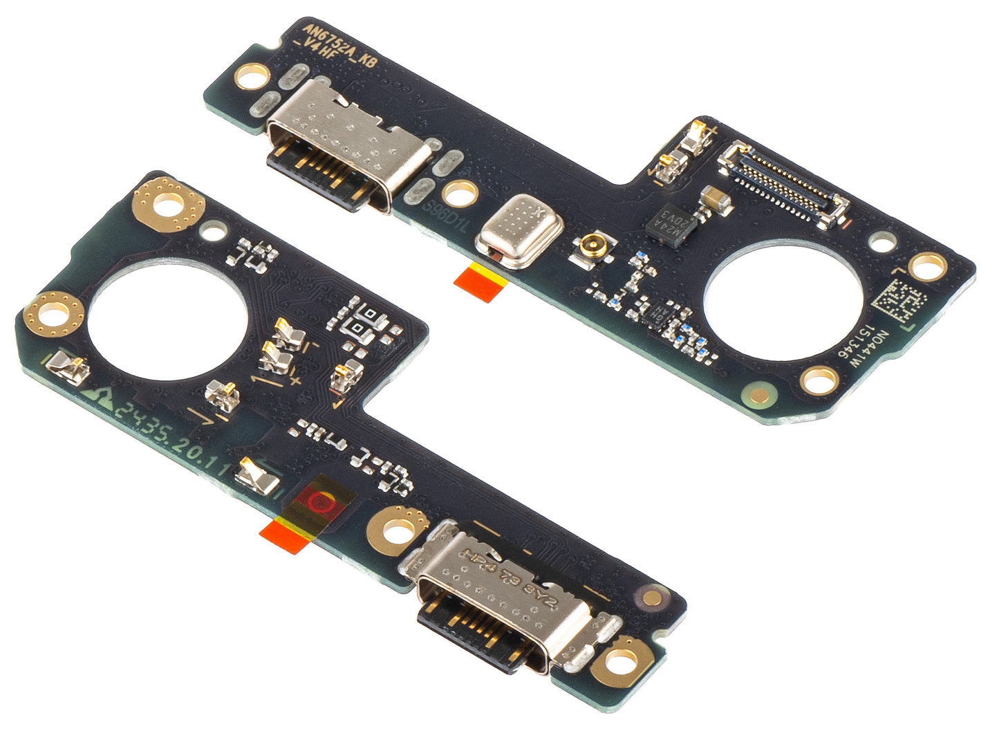 Latausliittimellä varustettu piirilevy - Mikrofoni Xiaomi Redmi Note 13 5G, Service Pack 5600010N1700
