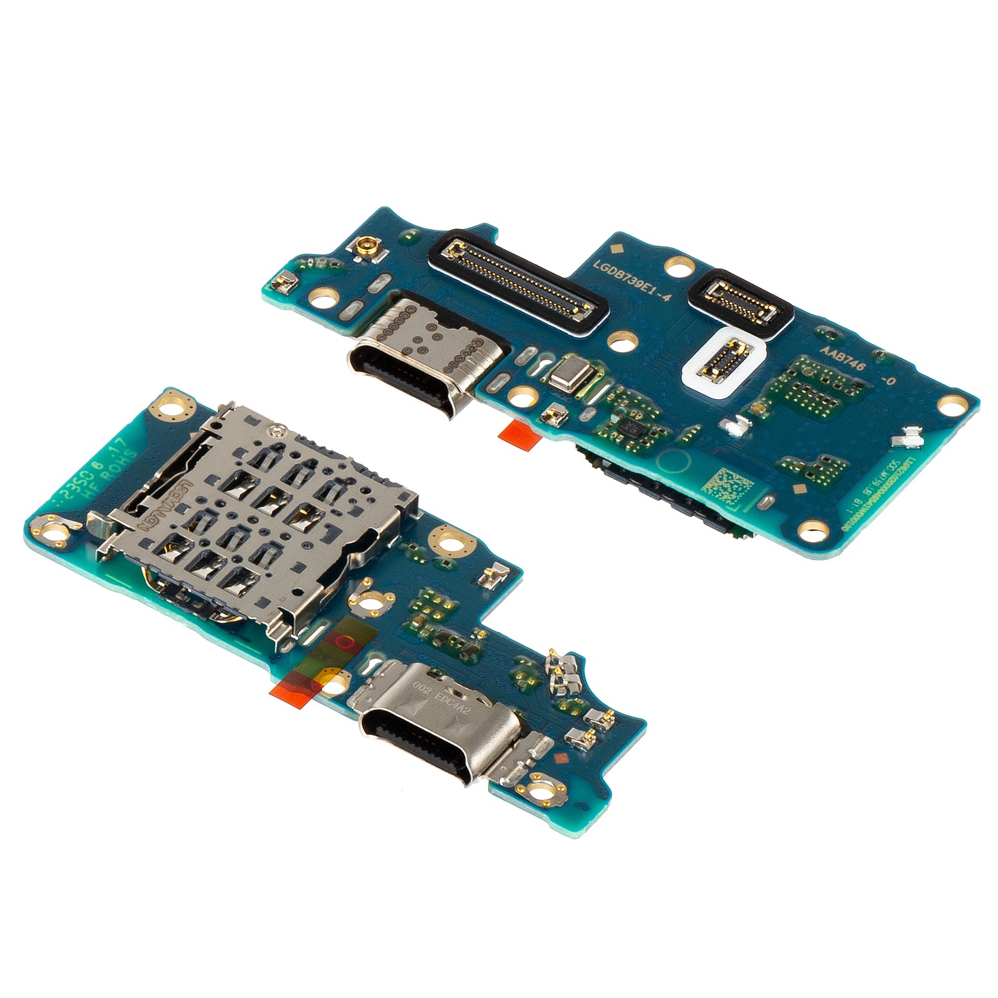 Levy, jossa on latausliitin - Mikrofoni - Realme 12+ / 12 SIM-lukijamoduuli, Service Pack 621024000075