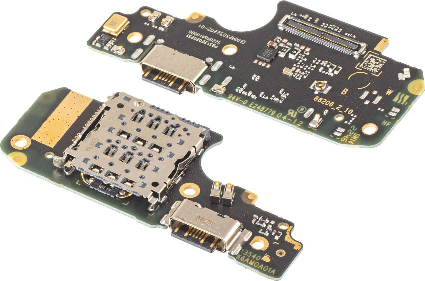 Latausliitinlevy - Mikrofoni - SIM-lukijamoduuli Xiaomi Redmi Note 12 Pro 4G, Service Pack 5600020K6A00