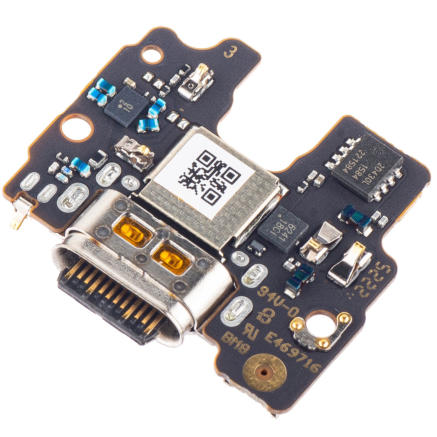 Motorola Edge 30 Fusion -mikrofonin latausliitäntäkortti, huoltopaketti 5P68C21194