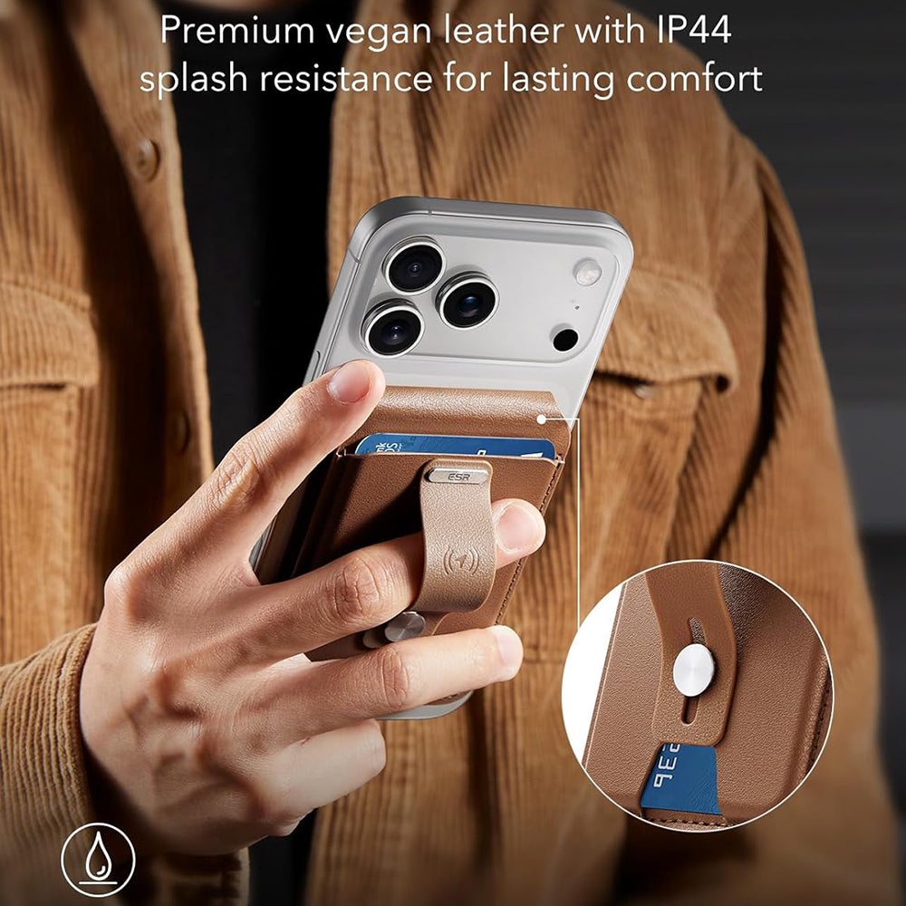 MagSafe-lompakko, ESR, Findy my Wallet 5C, Ruskea