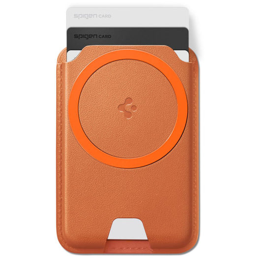 MagSafe-lompakko, Spigen, Valentinus MagFit+, Oranssi AFA11340