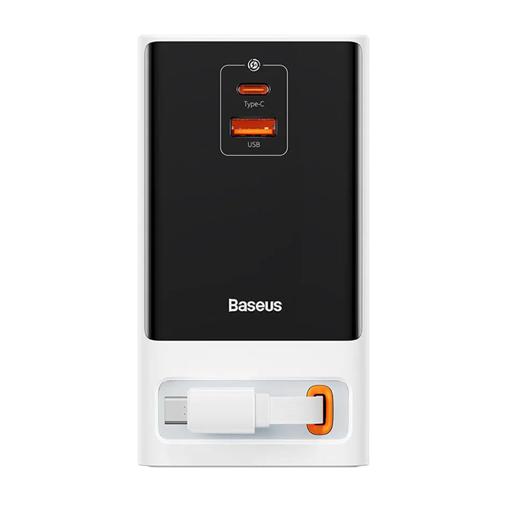 Baseus PowerCombo -jatkojohto, 1 x Schuko, Valkoinen PSLR000602