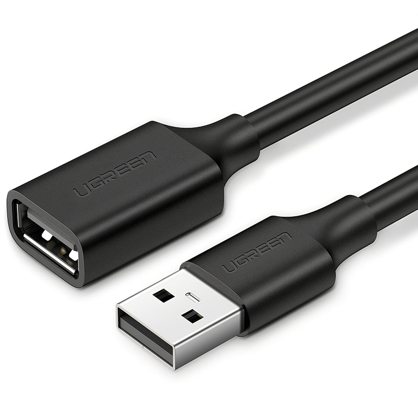 UGREEN US103 USB-jatkokaapeli, 2m, Musta