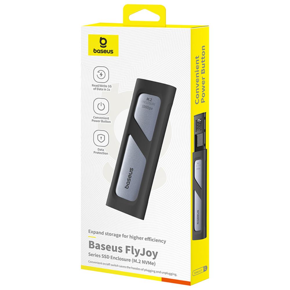 Baseus FlyJoy Series -teline SSD M.2 NVMe:lle, Harmaa B00760600811-01