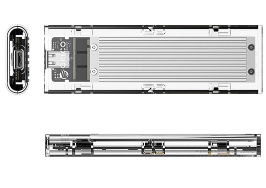 Orico TCM2-C3-kotelo SSD M.2 NVMe:lle, harmaa