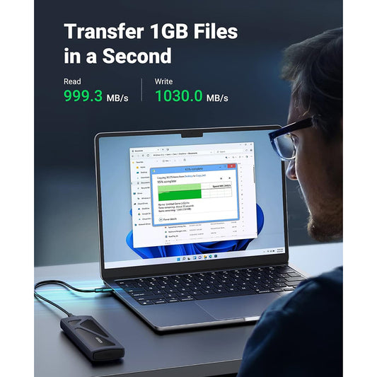 UGREEN CM578 -teline M.2 NVMe SSD:lle, Harmaa