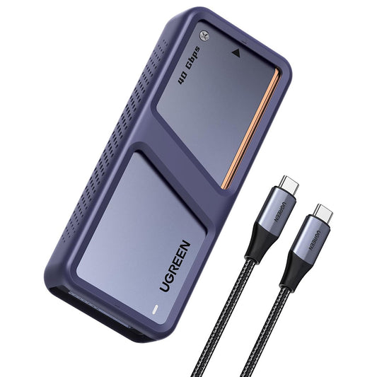 UGREEN D703 (65727) -teline SSD M.2 NVMe:lle, Musta