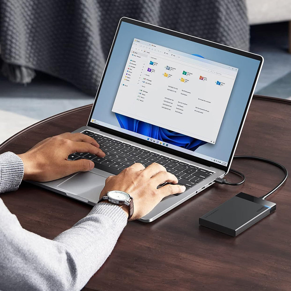 UGREEN US221 (50743) teline HDD / SSD SATA 2.5 tuumaa, USB-C, Musta