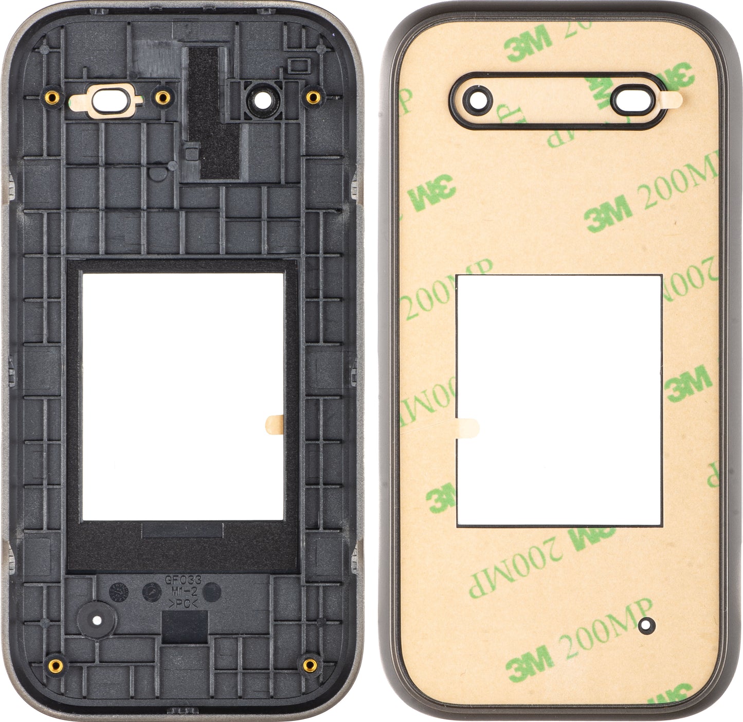 Display Frame HMD 2660 Flip, Sub Outer, Black, Service Pack 5001000494SH0