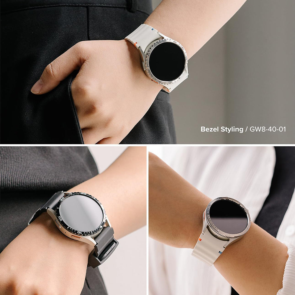 Ringke Inner Styling -suojakehys Samsung Galaxy Watch8 Classicille, Hopea