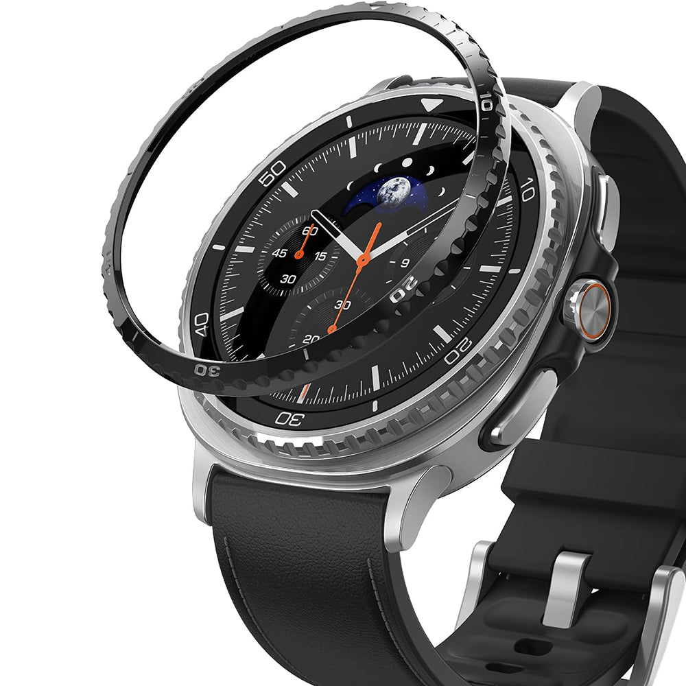 Ringke Inner Styling -suojakehys Samsung Galaxy Watch8 Classicille, Musta