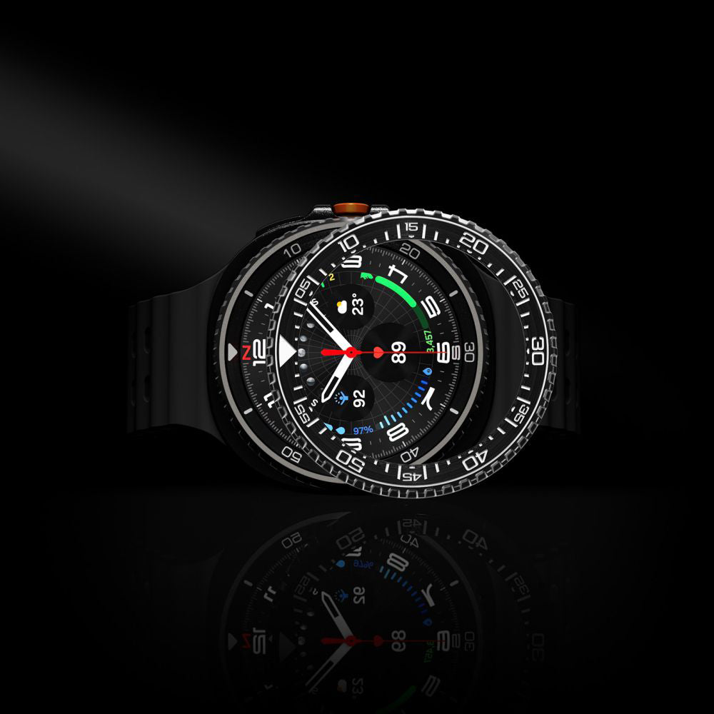 Spigen Tune Pro Diver -suojakehys Samsung Galaxy Watch8 Classicille, Musta