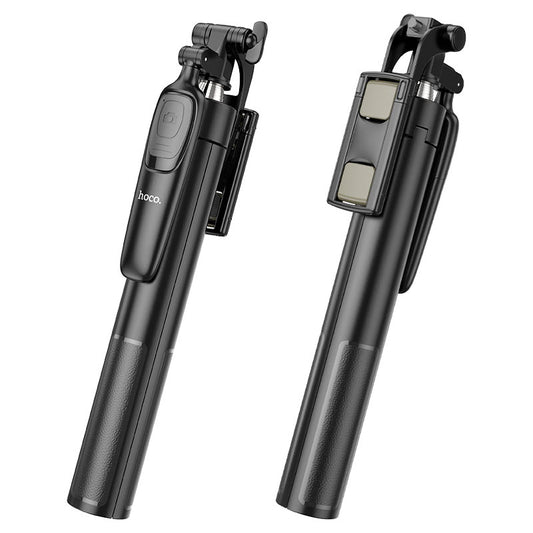 Selfie Stick Bluetooth HOCO K19 Soul Live Broadcast, Universal, musta