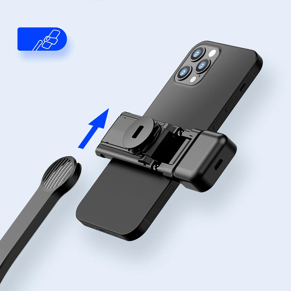 Selfie Stick Bluetooth Techsuit C01s, Universal, Musta
